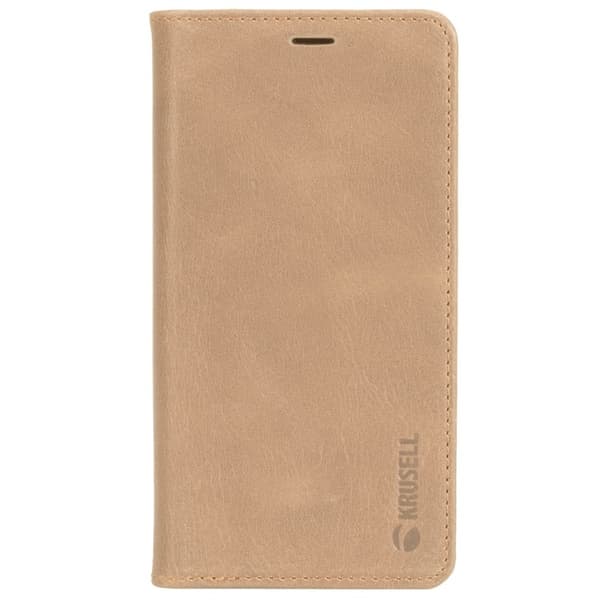 Krusell Sunne lompakkokotelo iPhone Xr:lle, Vintage Beige