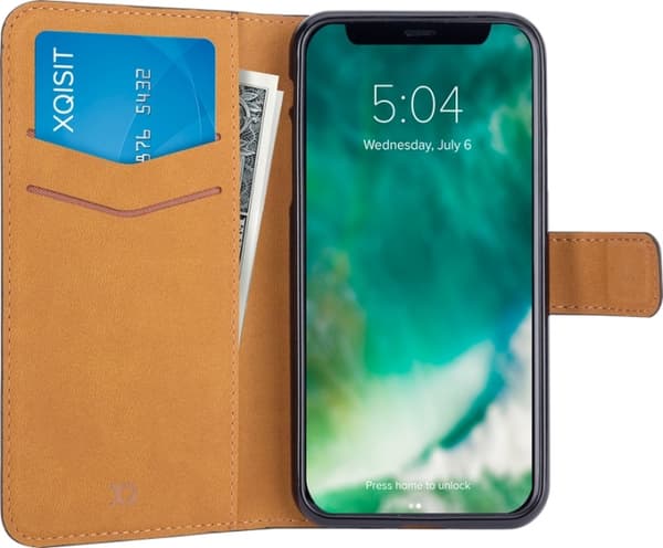 Xqisit Slank lommebokveske til iPhone X/XS