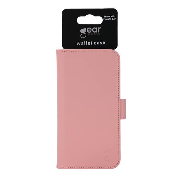 Gear Mobilfodral 3 Kortfack Rosa - iPhone 12/12 Pro