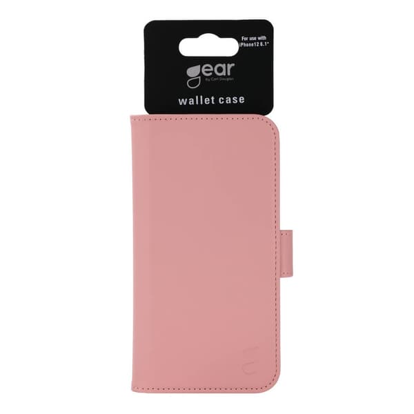 Gear Mobilfodral 3 Kortfack Rosa - iPhone 12/12 Pro