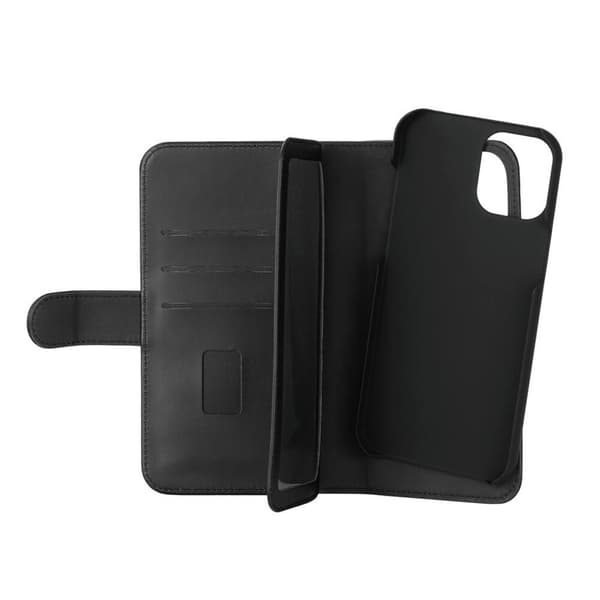 Gear Wallet 2-i-1 7 Kortrum Sort - iPhone 12 Pro Max