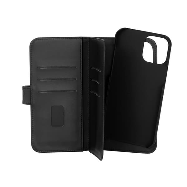 Gear Wallet 2-i-1 7 Kortrum Sort - iPhone 12 Pro Max