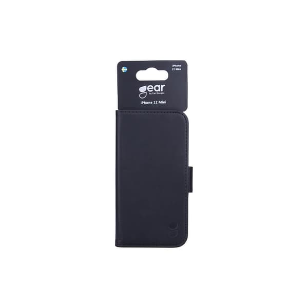 Gear Lommebokdeksel Svart - iPhone 12 Mini