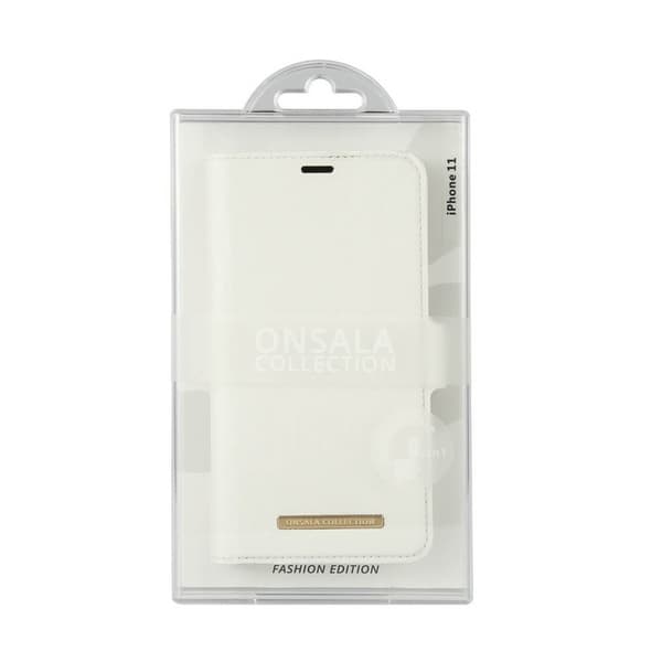 Onsala Lommebokveske iPhone 12  / 12 Pro Saffiano White