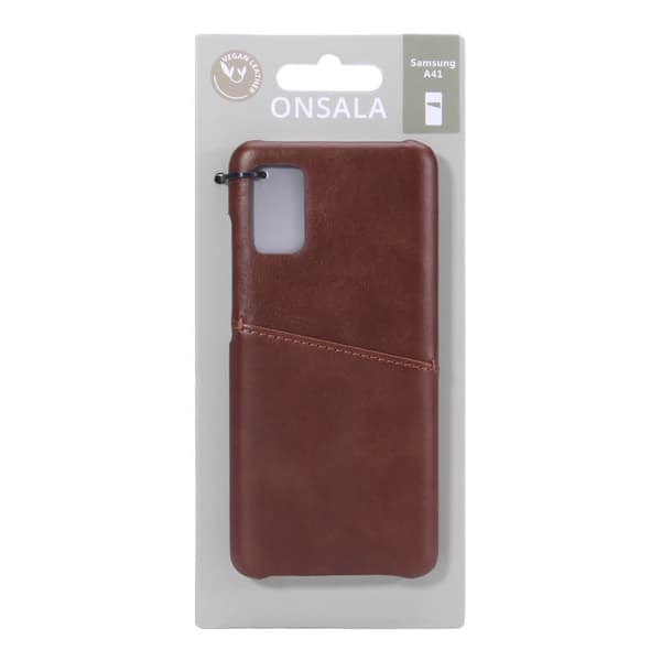Onsala Mobilcover med Kortrum Samsung A41 Brun
