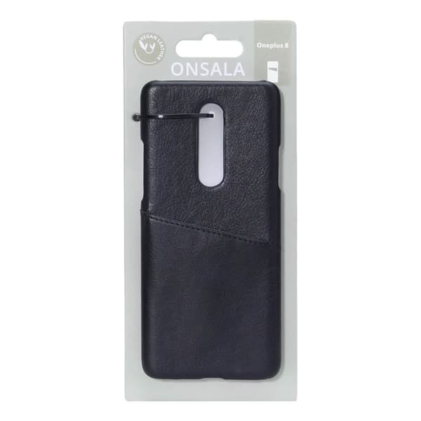 Onsala Mobilcover med Kortrum Oneplus 8 Sort