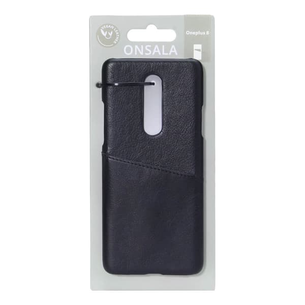 Onsala Mobilcover med Kortrum Oneplus 8 Sort