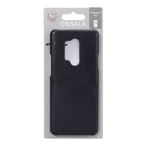 Onsala Mobilskal Svart med Kortfack Oneplus 8 Pro