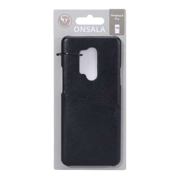 Onsala Mobilskal Svart med Kortfack Oneplus 8 Pro
