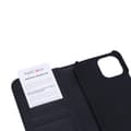 Miniatyrbillede 5 af 9: Radicover Strålingsbeskyttende Wallet PU iPhone 12 Pro Max Flipcover RFID Sort
