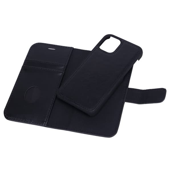 Radicover Lompakko iPhone 12 Mini Säteilysuojattu 2in1 RFID Musta