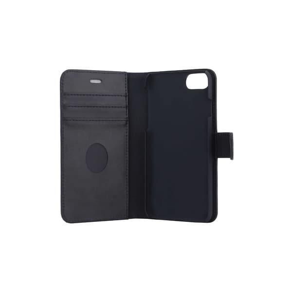 Radicover Säteilysuojattu Lompakko Nahka iPhone 6/7/8/SE 2in1 Magneetti Musta