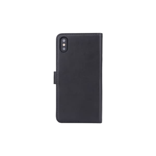 Radicover Strålningsskydd Mobilfodral Skinn iPhone Xs Max 2in1 Magnetskal Svart