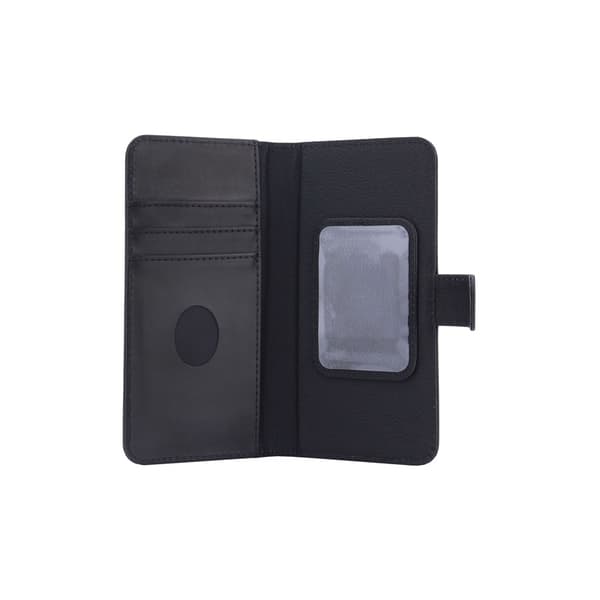 Radicover Strålingsbeskyttende Wallet Læder Universal Large 5-5,4" 2in1 Exclusive RFID Sort