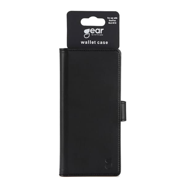 Gear Mobilfodral 3 Kortfack Svart - Oneplus Nord N10