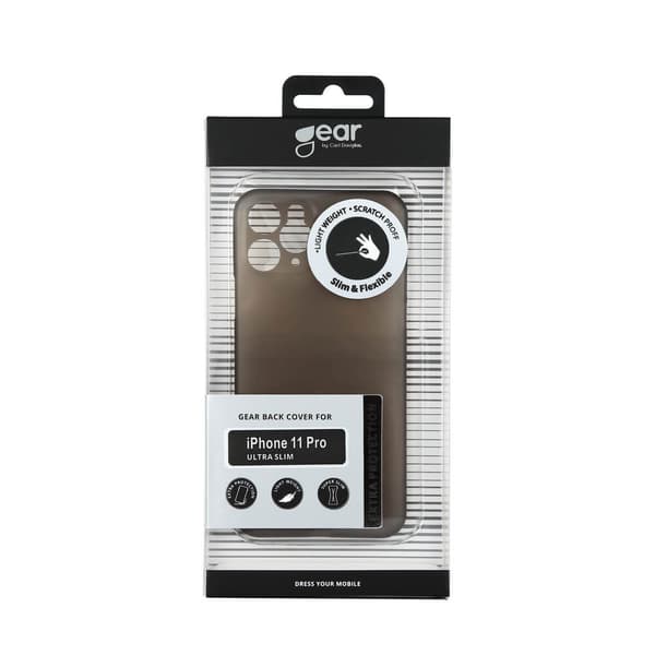 Gear Suojakuori Ultraslim Musta - iPhone 11 Pro