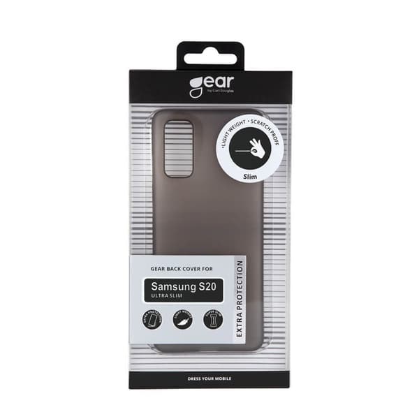 Gear Mobildeksel Ultraslim Svart - Samsung S20