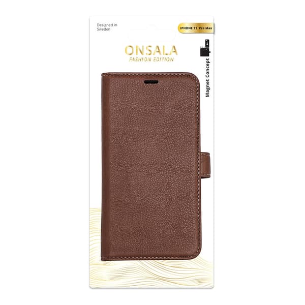 Onsala Mobilfodral Brun - iPhone 11 Pro Max
