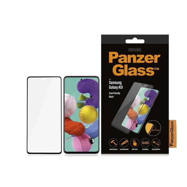 PanzerGlass 7216 Genomskinligt skärmskydd för Galaxy A51 1 styck
