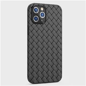 Vevd TPU-deksel for iPhone 13 Pro Max, svart