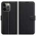 Miniatyrbillede 4 af 6: PU-læder cover til iPhone 13 Pro Max, Svart