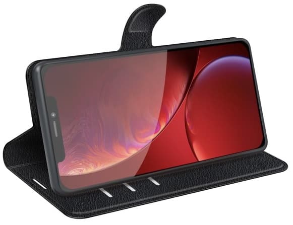 PU-læder cover til iPhone 13 Pro Max, Svart