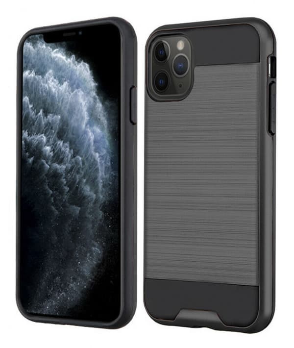 Cover til iPhone 13 Pro børstet metal, Grå