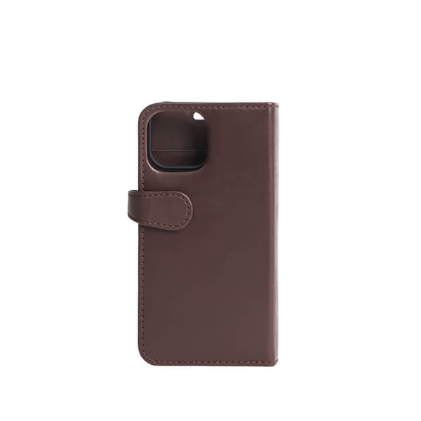 Buffalo Wallet Læder Til 3 kort iPhone 13 Mini Brun