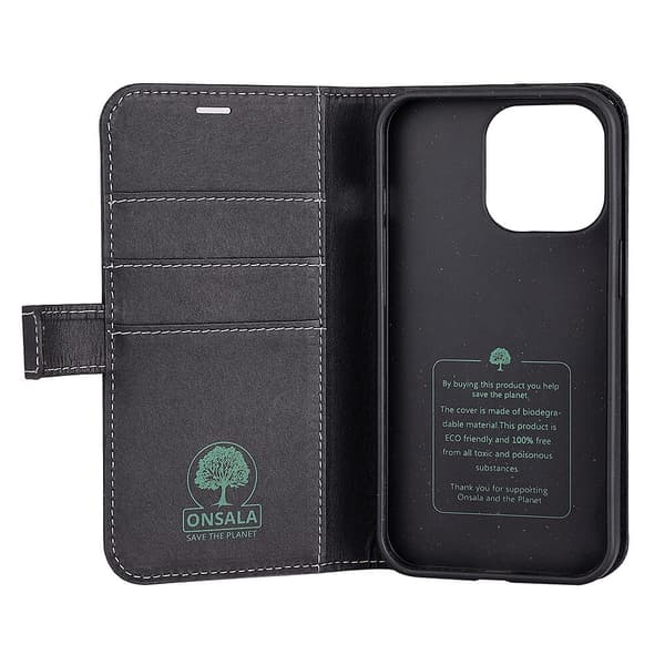 Onsala ECO Wallet iPhone 13 Pro Sort