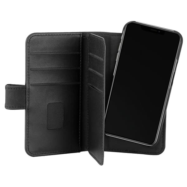 Gear Lompakko 2in1 7 Korttipaikkaa Musta - iPhone 13 Mini