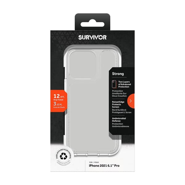 Survivor Mobilskal Strong iPhone 13 Pro Transparent