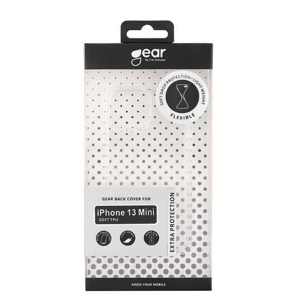 Gear Mobilcover TPU Transparent - iPhone 13 Mini