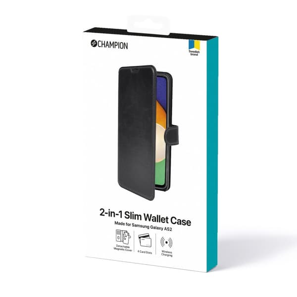 Champion 2-in-1 Slim Wallet Case Galaxy A52
