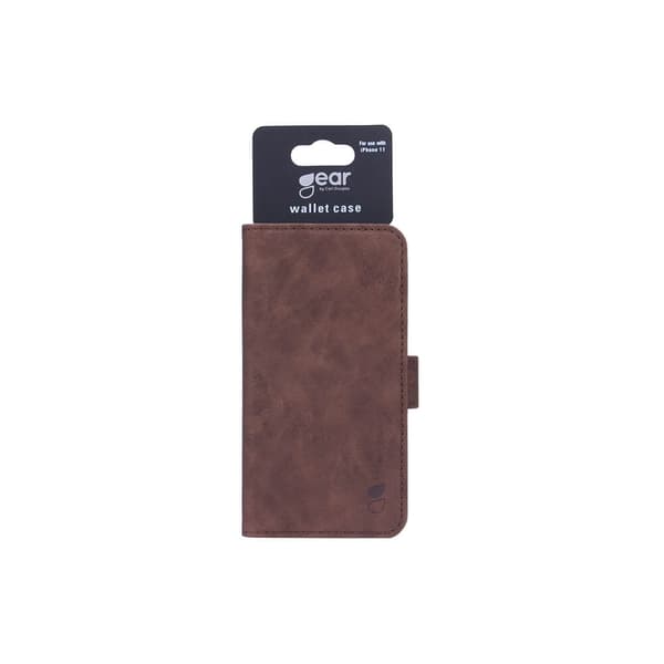 Gear Mobilfodral PU Brun - iPhone 11