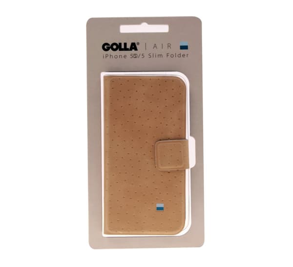 Golla Plånboksväska Air iPhone 5/5s/SE Fudge Brun
