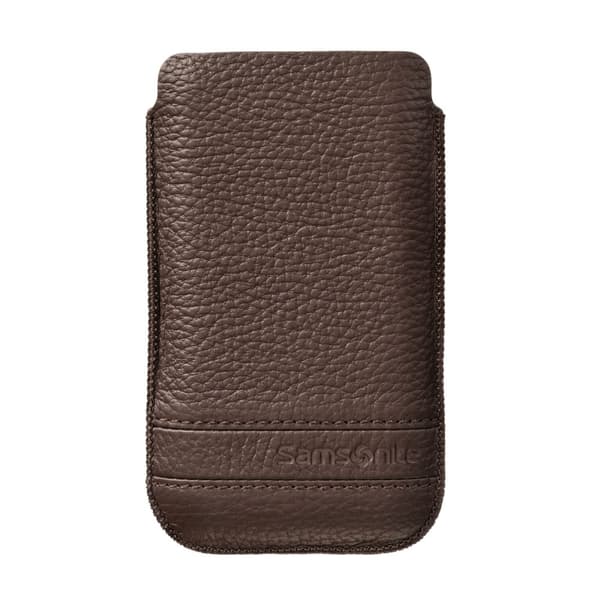 Samsonite Mobile Bag Classic Leather Large Brown