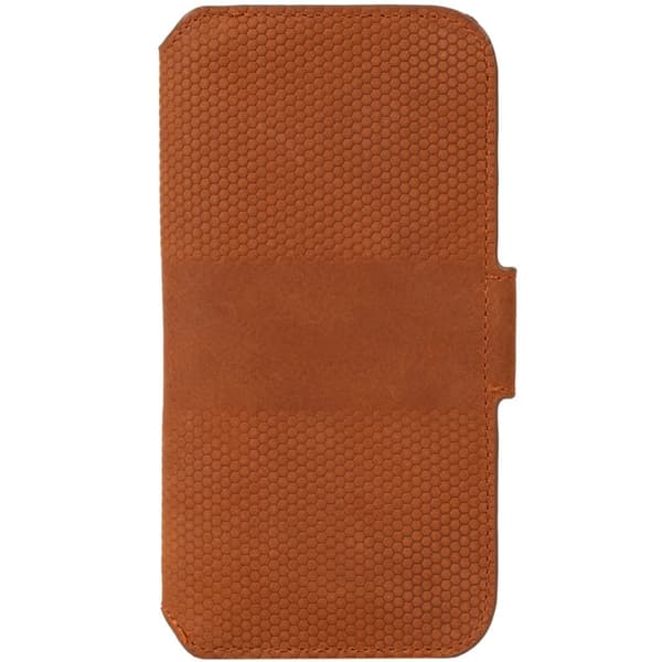 Krusell Telefonpung i læder iPhone 13 Cognac