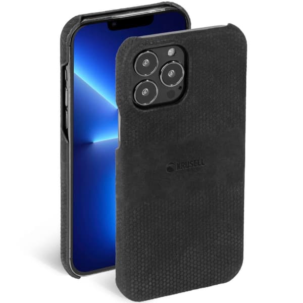 Krusell Nahkakotelo iPhone 13 Pro Musta