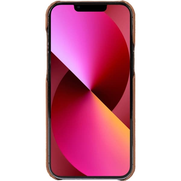 Krusell Lærdeksel iPhone 13 Cognac