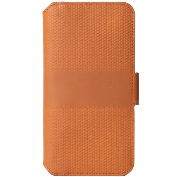 Krusell Leather Phone Wallet Galaxy S22 Cognac