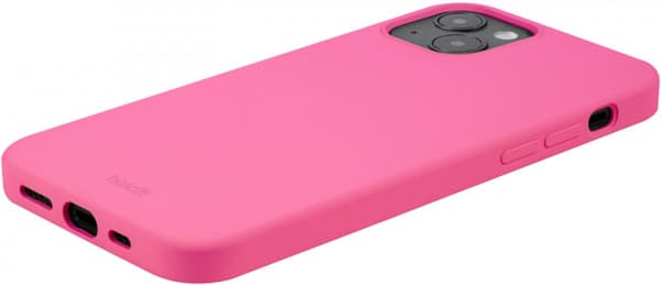Holdit silikonikotelo kirkkaan vaaleanpunainen, iPhone 14 Plus