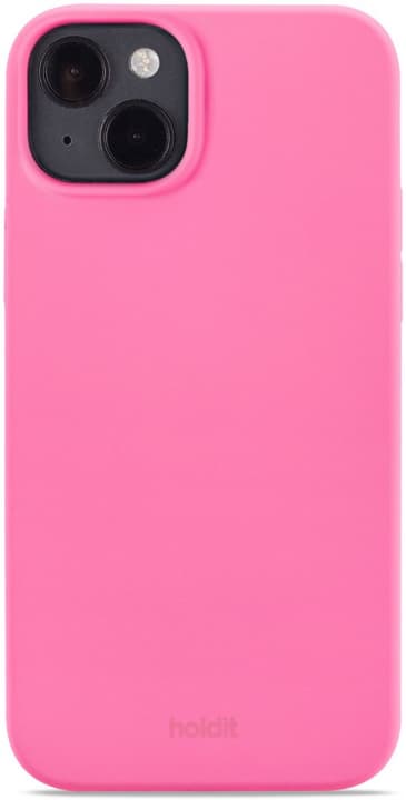 Holdit silikonikotelo kirkkaan vaaleanpunainen, iPhone 14 Plus