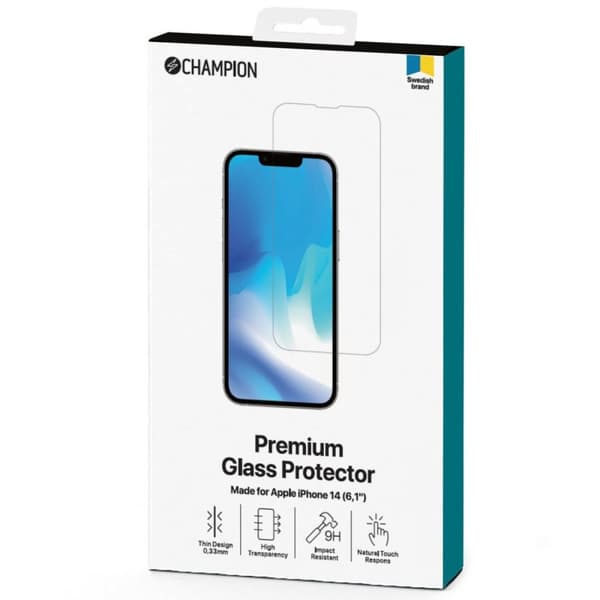 Champion Skjermbeskytter iPhone 16e/14/13/13 Pro