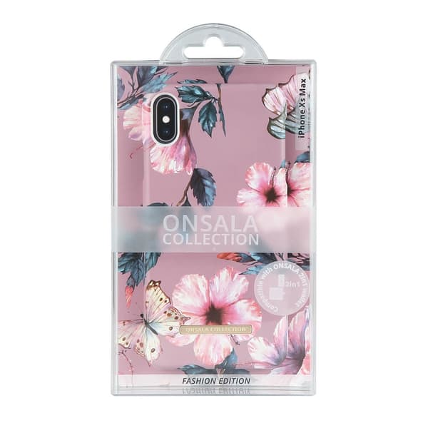 Onsala COLLECTION Mobilskal Shine Dusty Pink viol iPhone Xs Max