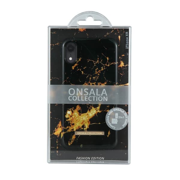 Onsala Mobilskal Shine Goldmine Marble - iPhone XR