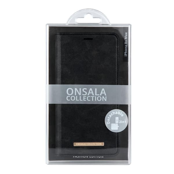 Onsala COLLECTION Mobilfodral Midnight Black iPhone Xs Max