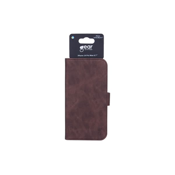 Gear Lommebokdeksel Brun - iPhone 14 Pro Max