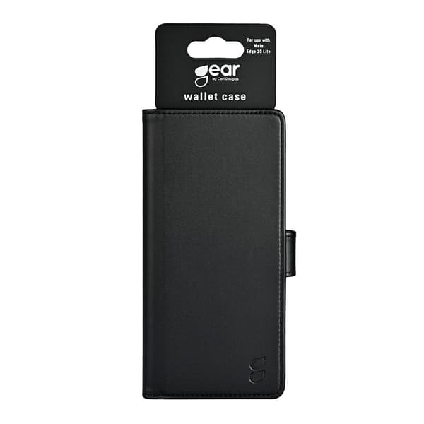 Gear Mobilfodral 3 Kortfack Svart - Motorola Edge 20 Lite