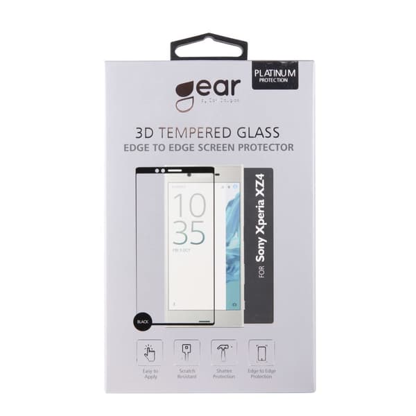 Gear Härdat Glas 3D Full Cover Svart Sony Xperia XZ4 / Xperia 1