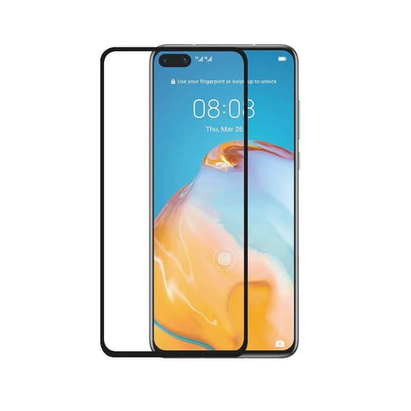 Gear Härdat Glas 3D Full Cover Black Huawei P40